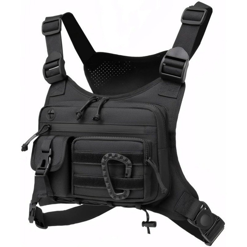 Cycling Commuter Backpack Waterproof - Tactical Chest Bag Men's Vest Edc
