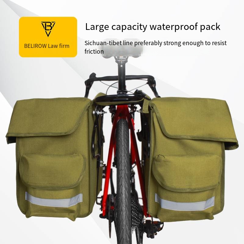 Large Capacity Bike Rear Bag D - Panniers Waterproof Rear recension och pris