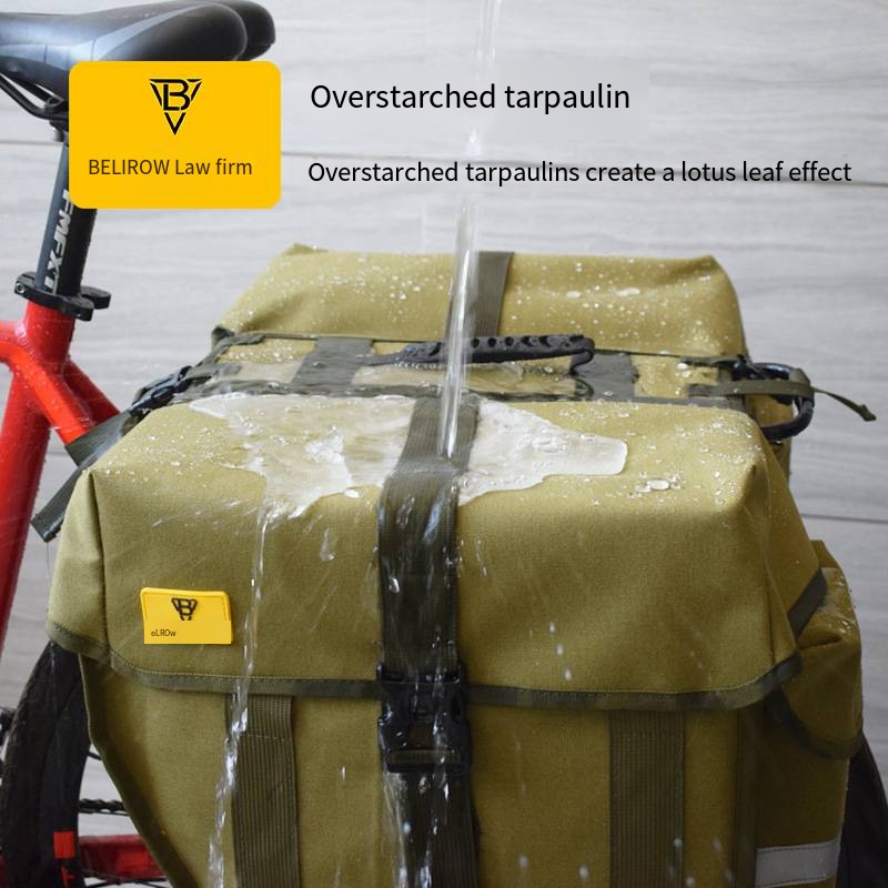 Large Capacity Bike Rear Bag D - Panniers Waterproof Rear recension och pris