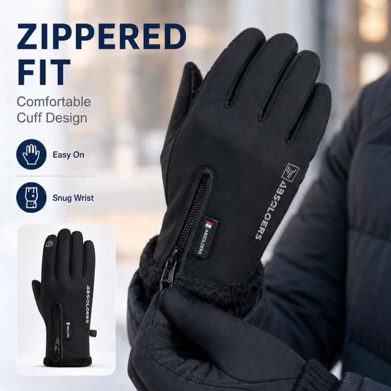 Winter Warm Touchscreen Gloves - Winter Cycling Commute recension och pris