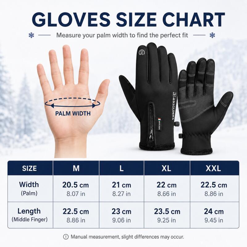 Winter Warm Touchscreen Gloves - Winter Cycling Commute recension och pris