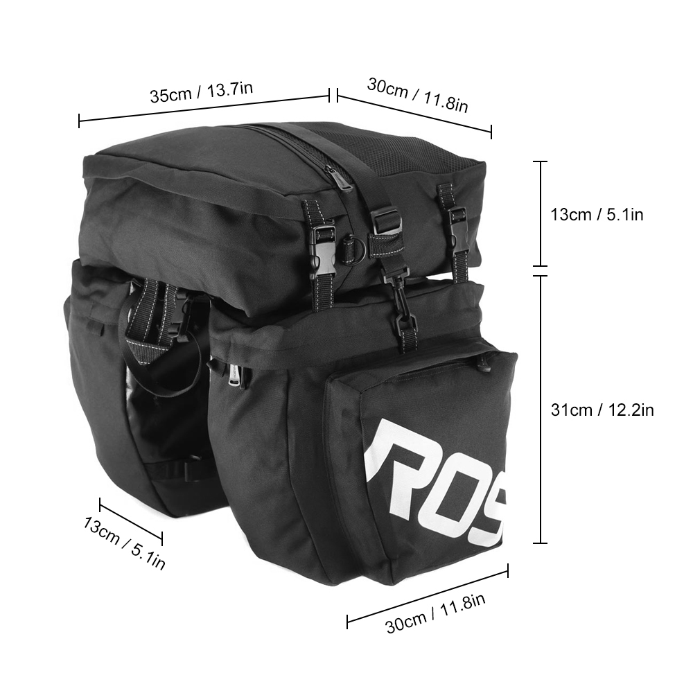 3in1 Multifunction Road MTB Mo - Panniers Waterproof Rear recension och pris