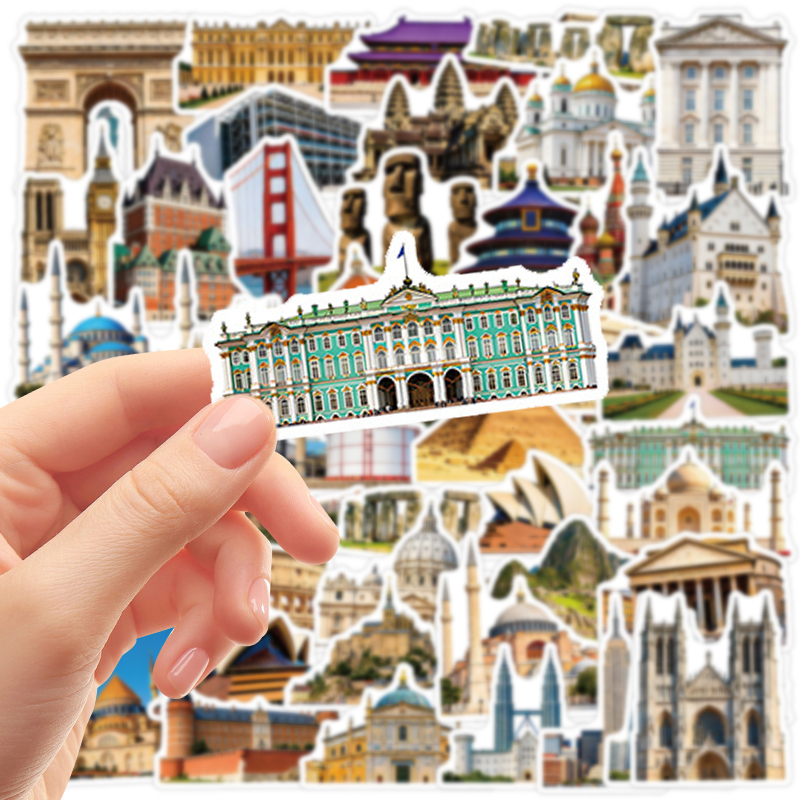 50PCS Famous City Landmark Tra - Cycling Journey recension och pris