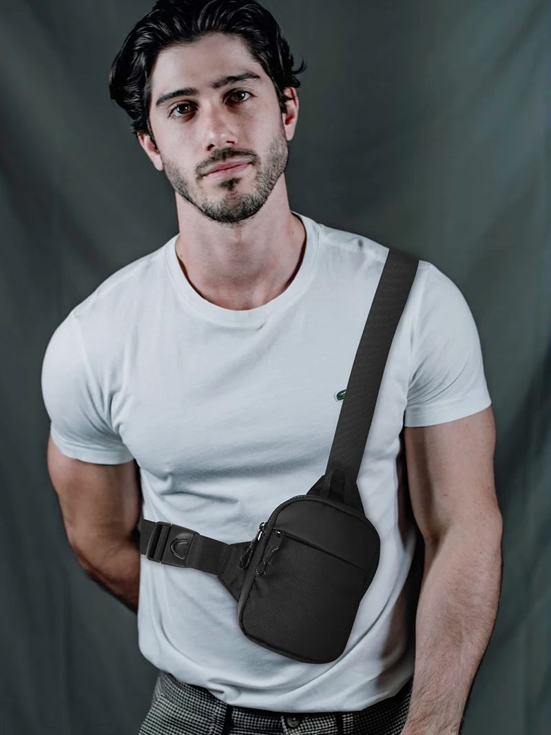 Casual Men Shoulder Chest Bag  - Cycling Commuter Backpack Waterproof recension och pris