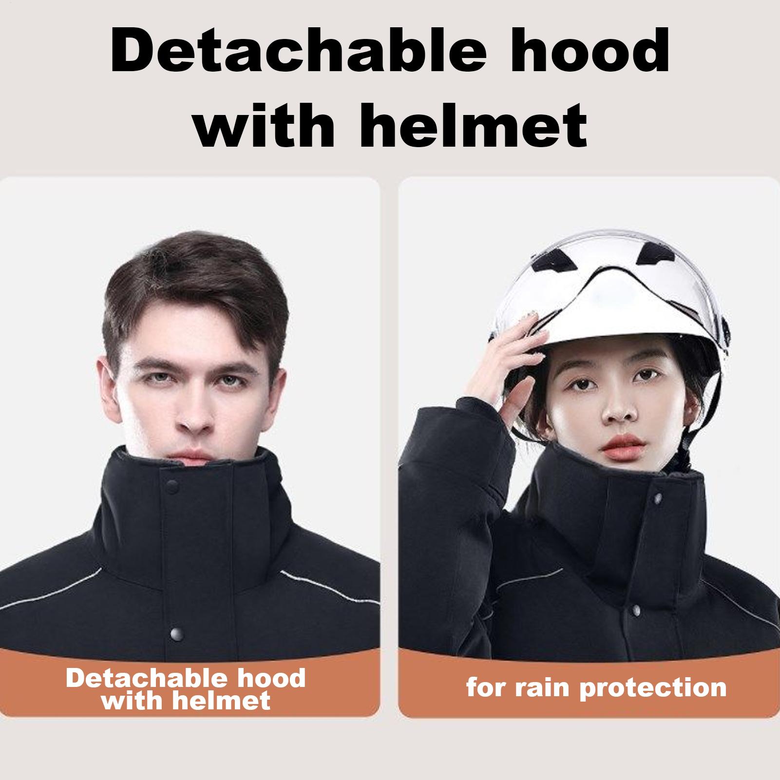 Motorcycle Winter Jacket 4-Poc - Winter Cycling Commute recension och pris