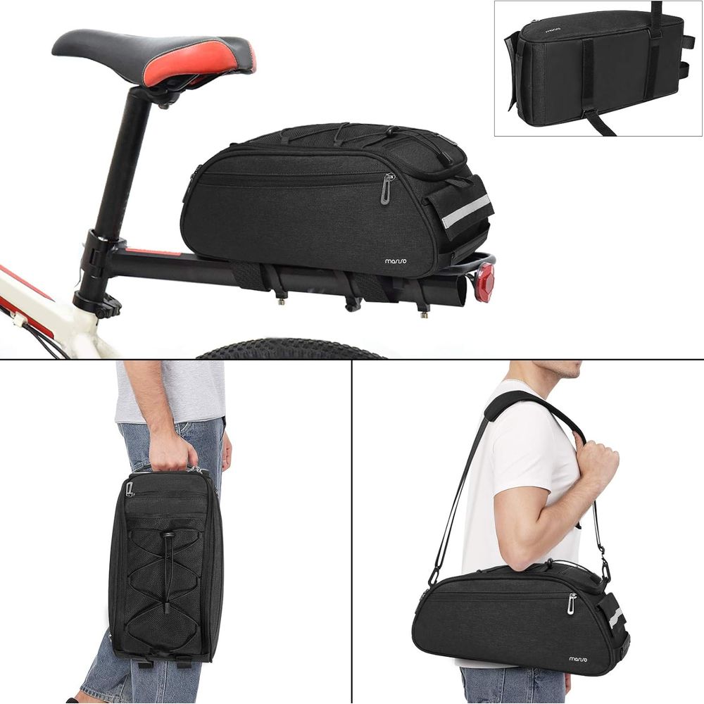 Bike Rack Bag Waterproof Trunk - Panniers Waterproof Rear recension och pris