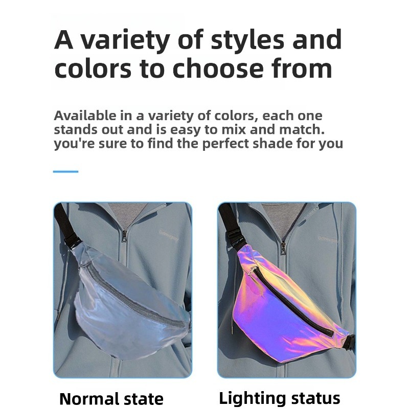 Reflective Crossbody Bag Multi - Cycling Commuter Bag recension och pris