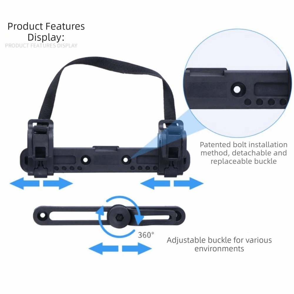 Adjustable Bike Bag Buckle Pan - Cycling Journey recension och pris
