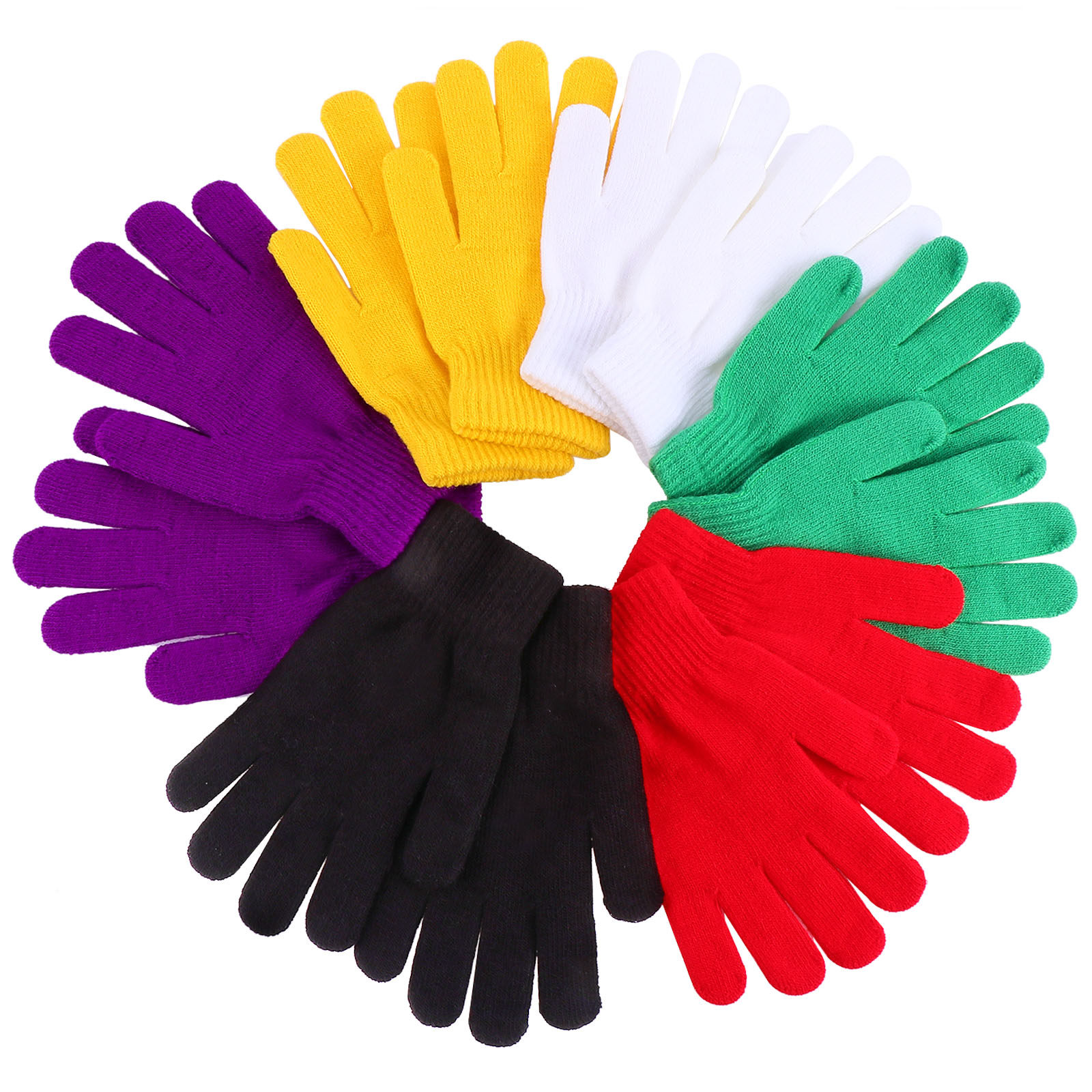 6Pairs Winter Knit Gloves Adul - Winter Cycling Commute recension och pris