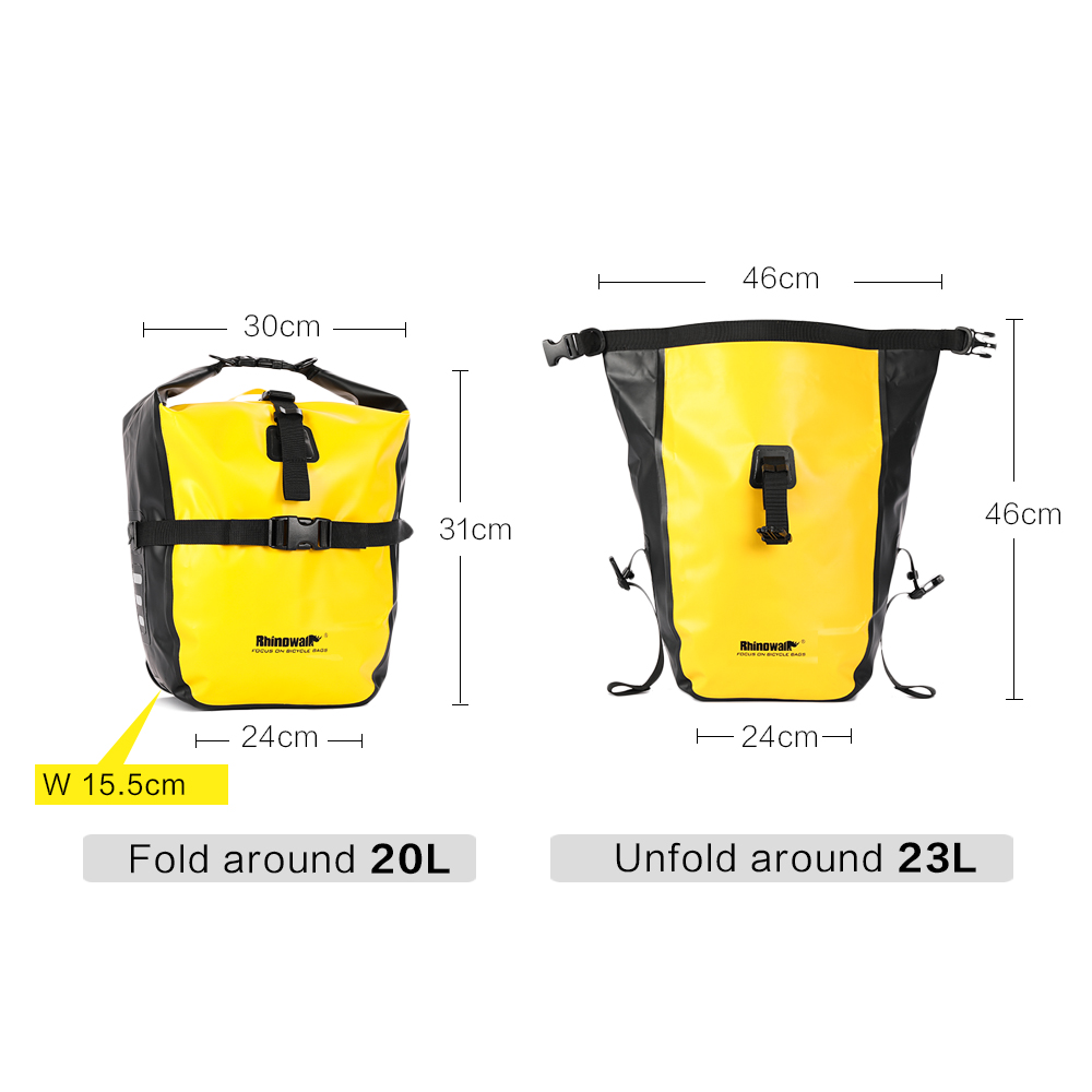 Rhinowalk 20L Bicycle Pannier  - Cycling Journey recension och pris