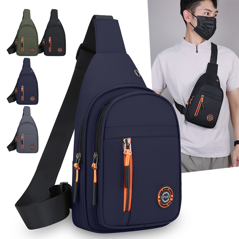 Chest Bag Men Front Crossbody  - Cycling Commuter Backpack Waterproof recension och pris
