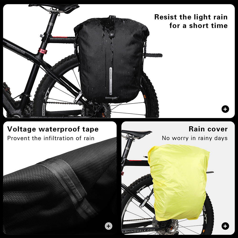Rhinowalk Waterproof Bike Pann - Panniers Waterproof Rear recension och pris