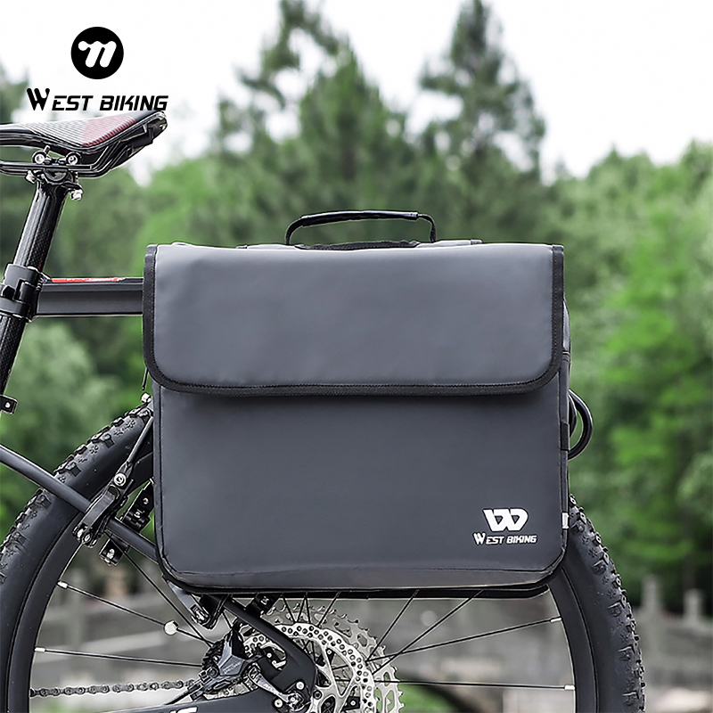 WEST BIKING 36L Large Capacity - Panniers Waterproof Rear recension och pris