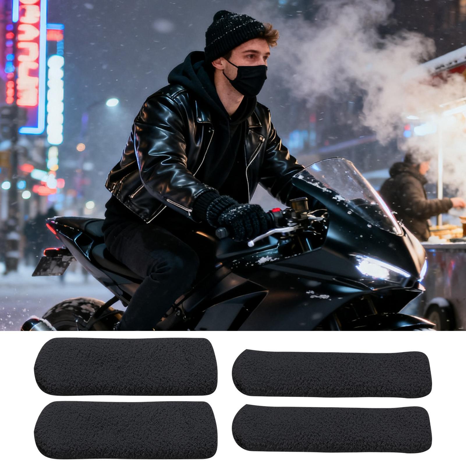 Motorcycle Handlebar Covers St - Winter Cycling Commute recension och pris