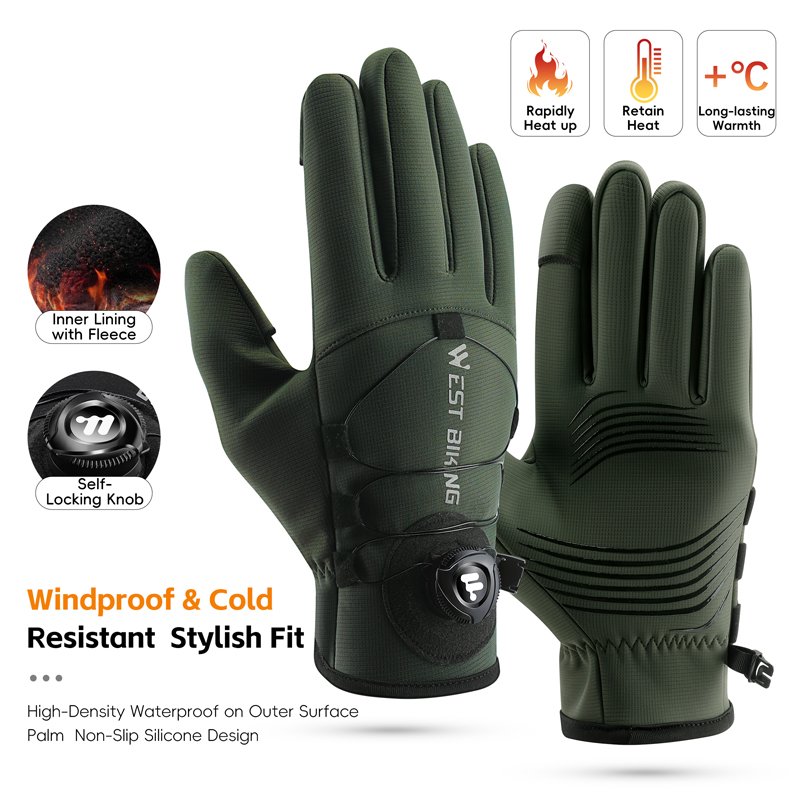 Winter Bike Gloves Magnetic Qu - Winter Cycling Commute recension och pris