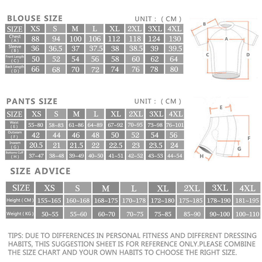 Rcn Rvouei Cycling Jersey Set  - Cycling Commuter Shorts recension och pris