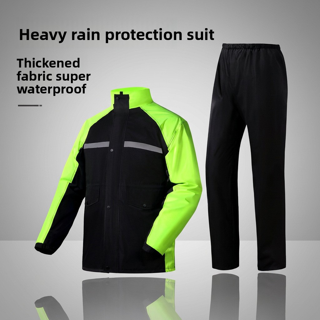 Heavy Duty Motorcycle Rain Sui - Cycling Commuter Rain Gear recension och pris