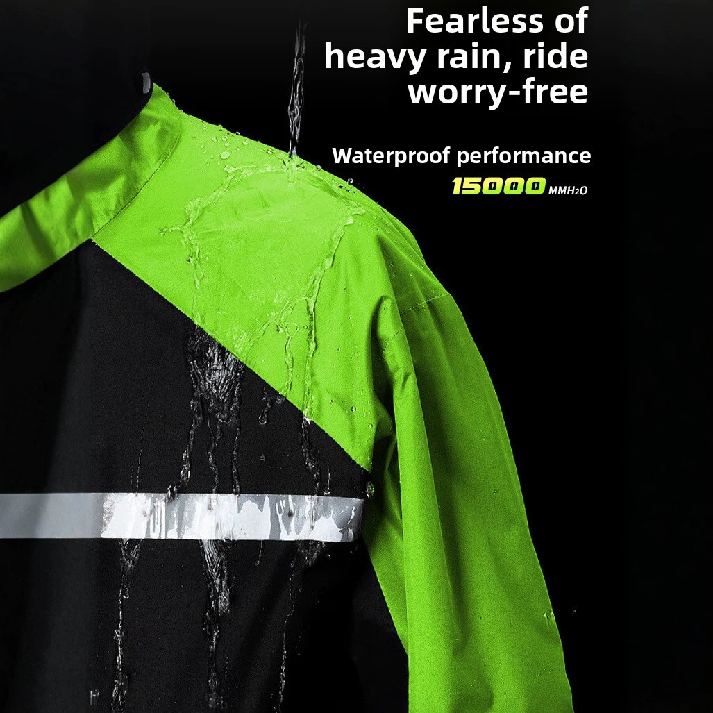 Heavy Duty Motorcycle Rain Sui - Cycling Commuter Rain Gear recension och pris