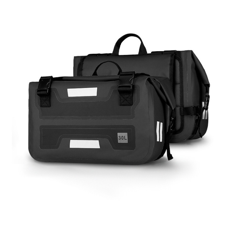 30L x2 Motorcycle Saddle Bags  - Panniers Waterproof Rear recension och pris