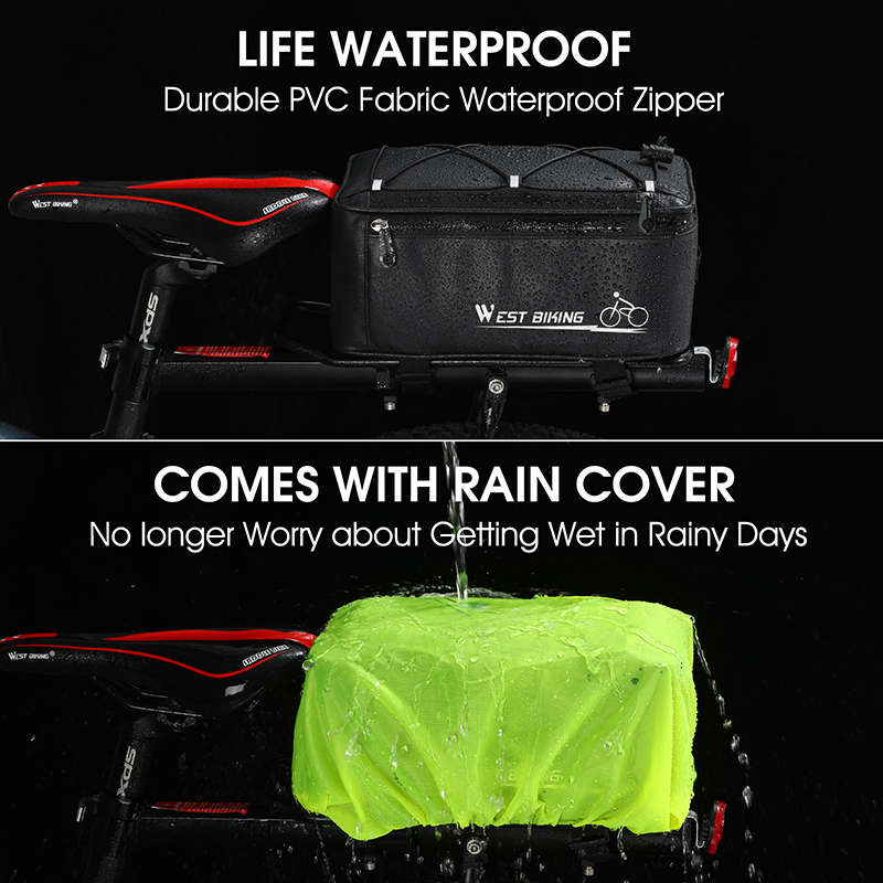 WEST BIKING Waterproof 4L Bicy - Panniers Waterproof Rear recension och pris