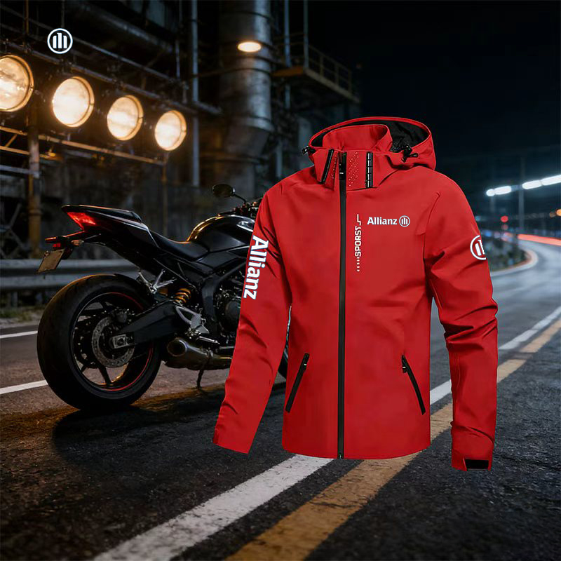 2026 Allianz Logo Men's Outdoo - Cycling Rain Jacket Commute recension och pris